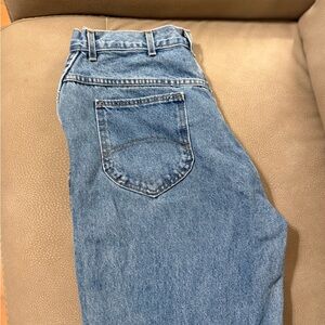 chic High-Rise Women's Blue Straight-Leg Jeans